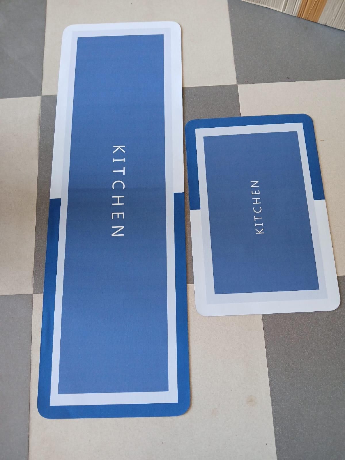 2 Pcs Kitchen Mat Set – Anti-Fatigue, Non-Slip & Waterproof Comfort Mats!