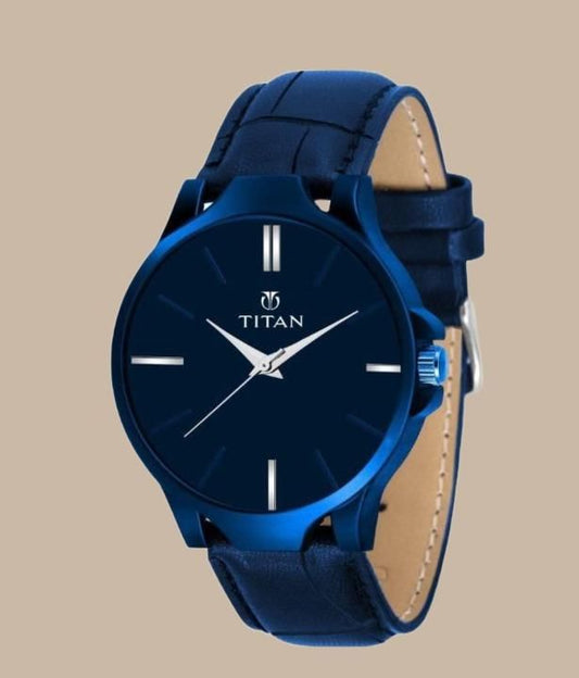 Men's Analog Leather Watch – Classic Style Meets Everyday Elegance