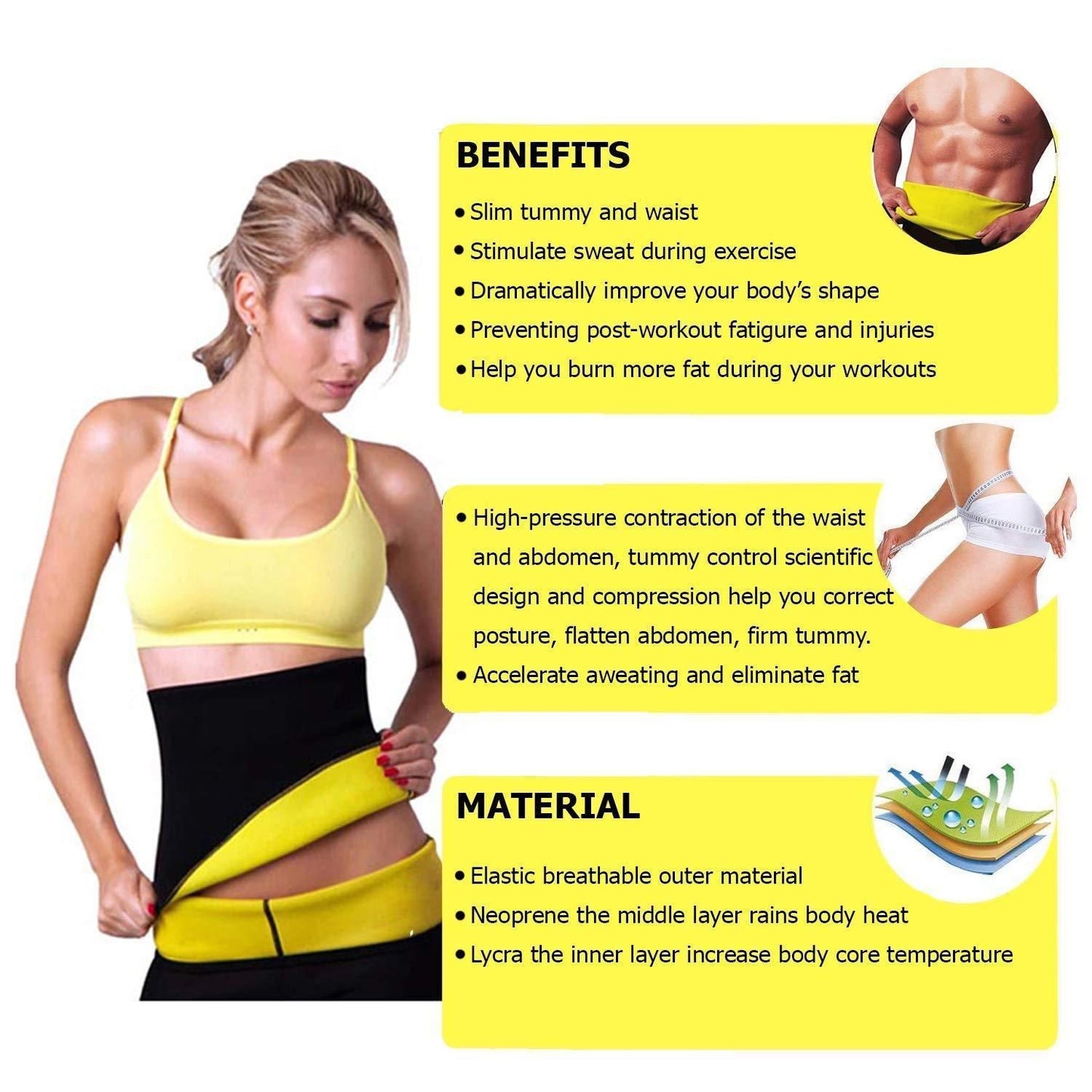 Hot Body Shaper Belly Fat Burner for Women – Slim, Sculpt & Sweat More!