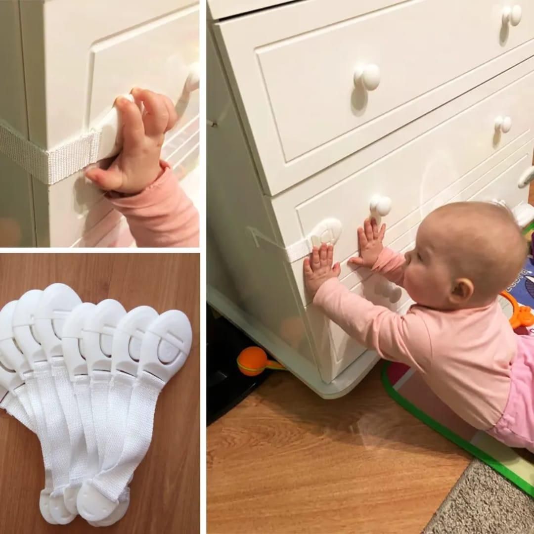 10 Pcs Child Safety Strap Locks