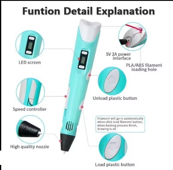3D Printer Pen for Kids – Turn Imagination into Real Creations!