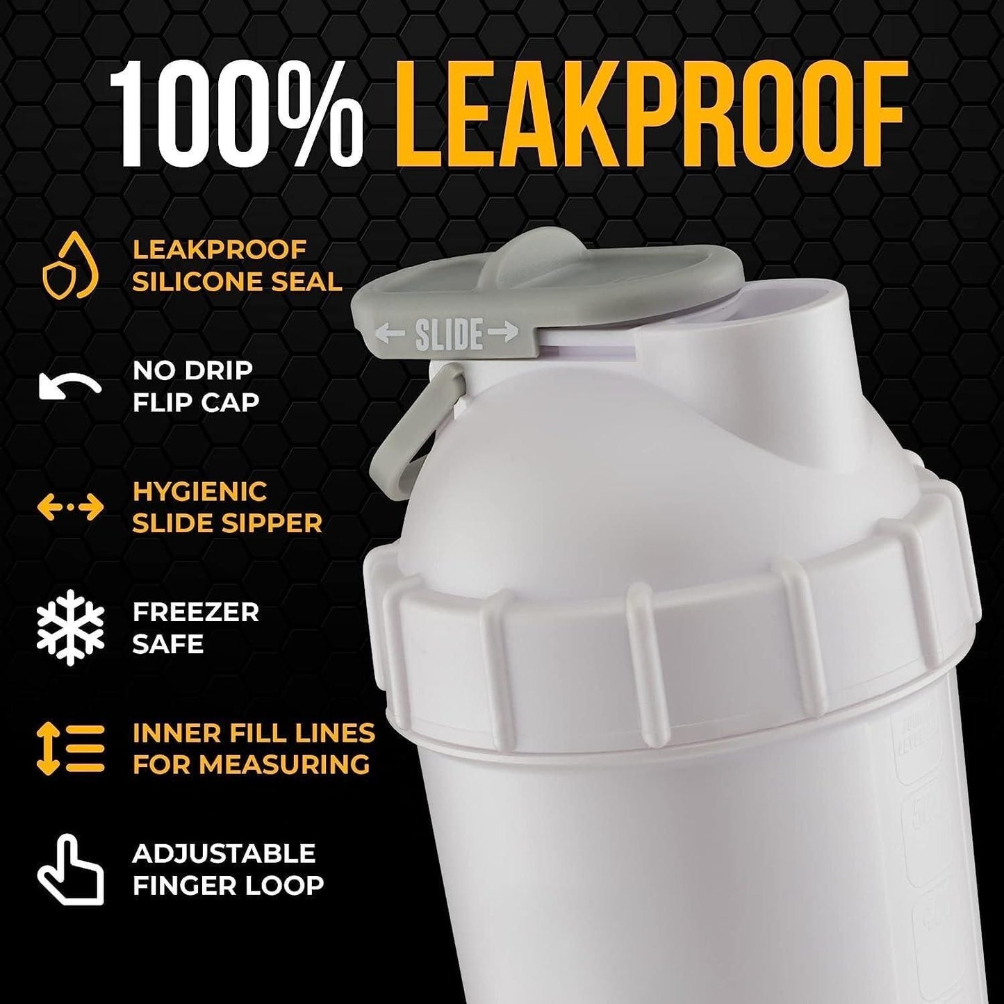 Gym Protein Shaker Bottle – Advanced Workout Companion for Smooth Protein Mixes!